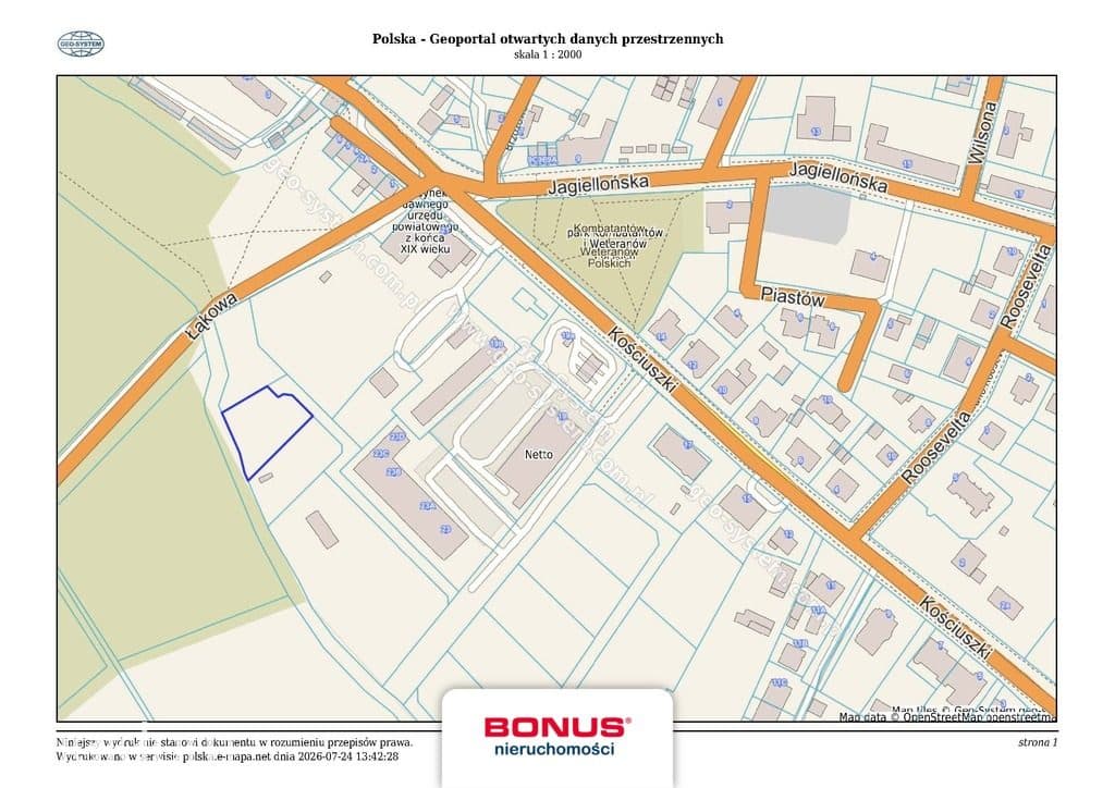 Działka inwestycyjna 1233 m² | Centrum Chojny - zdjęcie 10