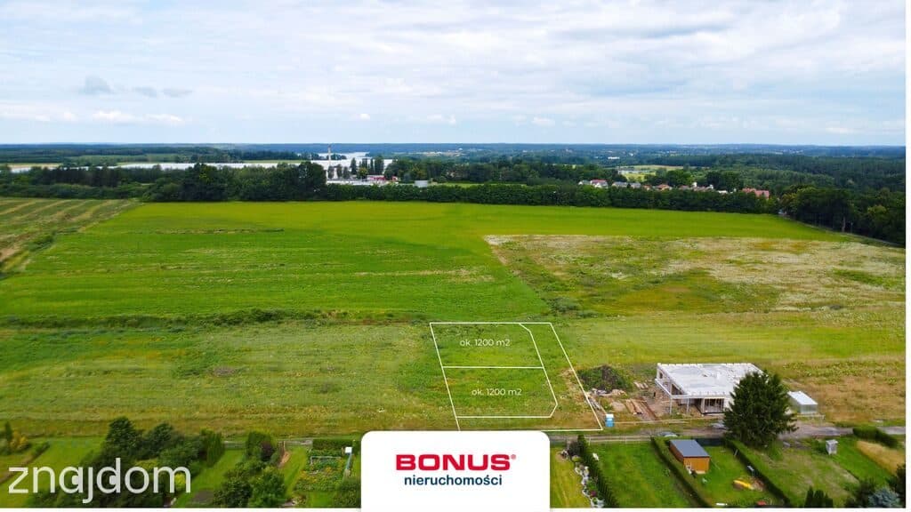 Działki budowlane | 1200 m2 | Łęgajny