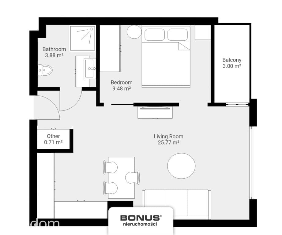 Wynajem 42m² 2-pok Śródmieście ul. Św. Barbary - zdjęcie 15