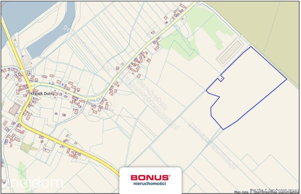 6,6 ha gruntu rolnego | Krajnik Dolny - zdjęcie 2