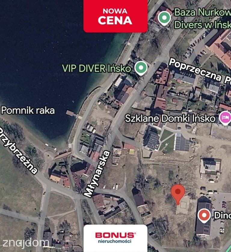 Atrakcyjna działka w Ińsku .Rozpoczętą budową Domu