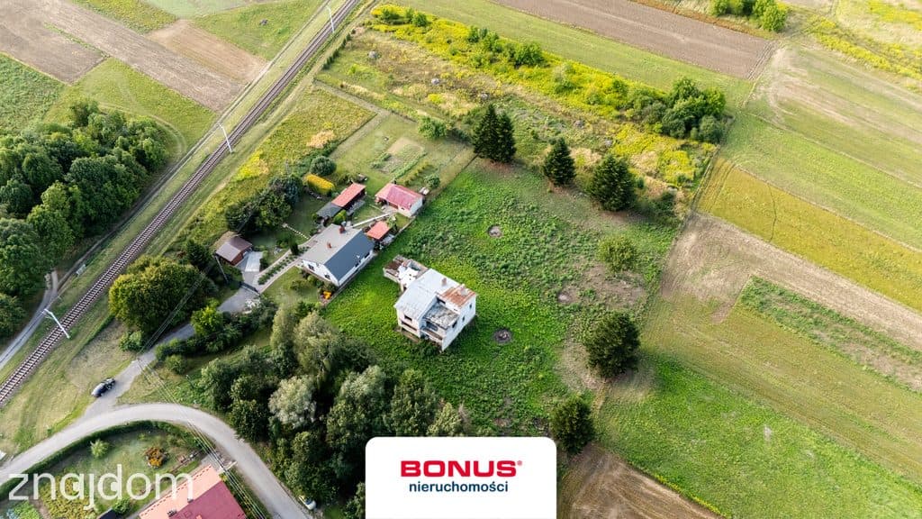 Działka 46 arów - Z budynkiem w stanie surowym - zdjęcie 4