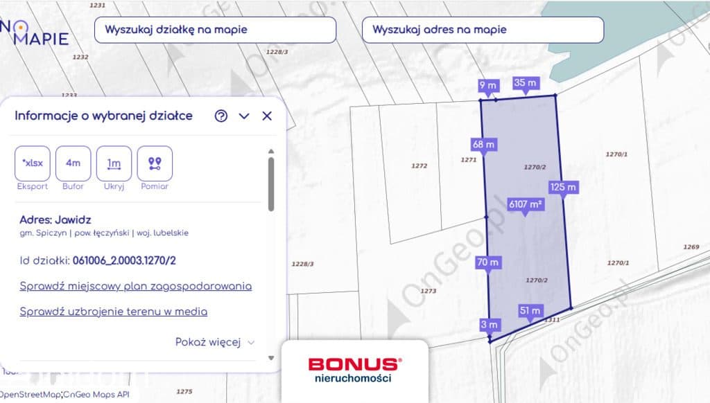 Działka rolno-budowlana Jawidz, gm.Spiczyn - zdjęcie 13