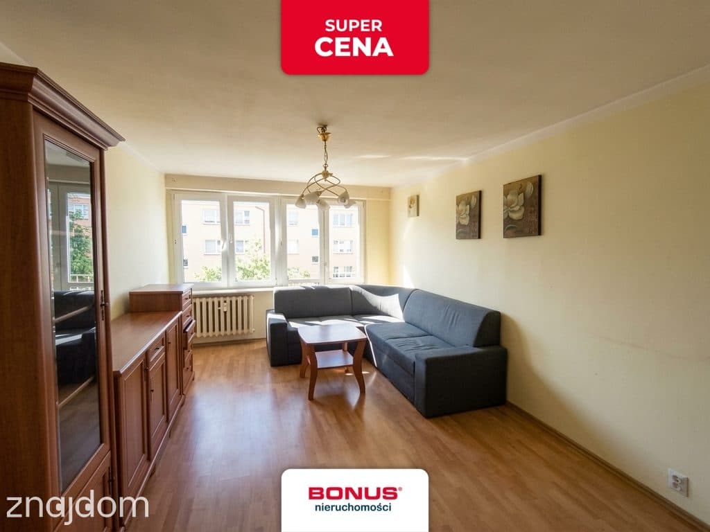 2 pokoje 46 m² z osobną kuchnią