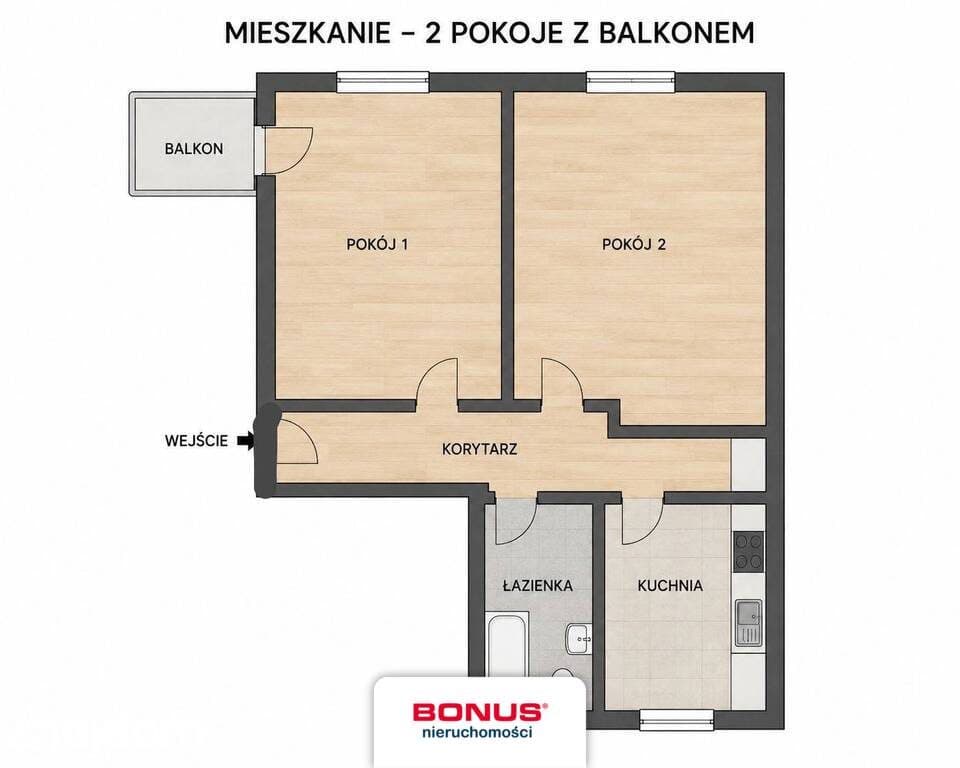 Atrakcyjne 2 pokojowe mieszkanie z windą, centrum - zdjęcie 15