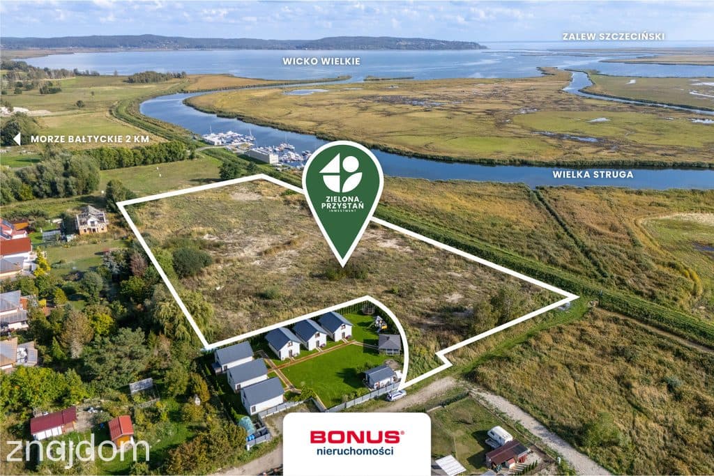 Świnoujście-Zielona Przystań-1,9ha-40 domków