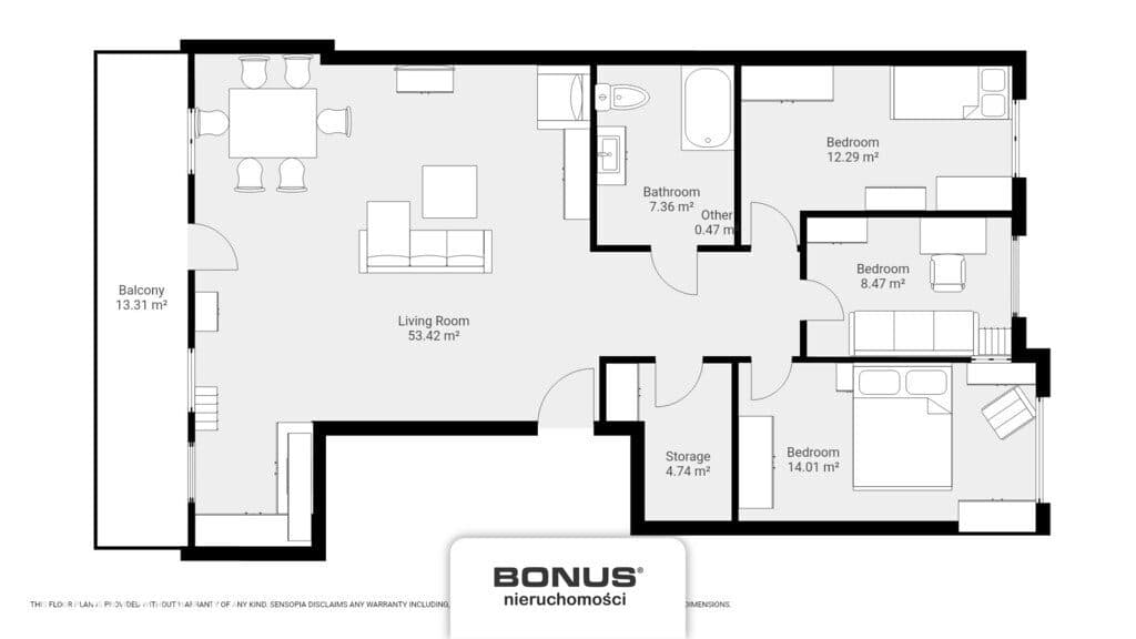 Gdynia, Wielki Kack – 4 pokoje, 108 m², duży balkon - zdjęcie 3