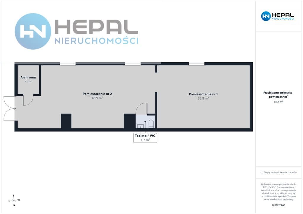 Lokal handlowo-usługowy 88,4 m², Kielce - zdjęcie 7