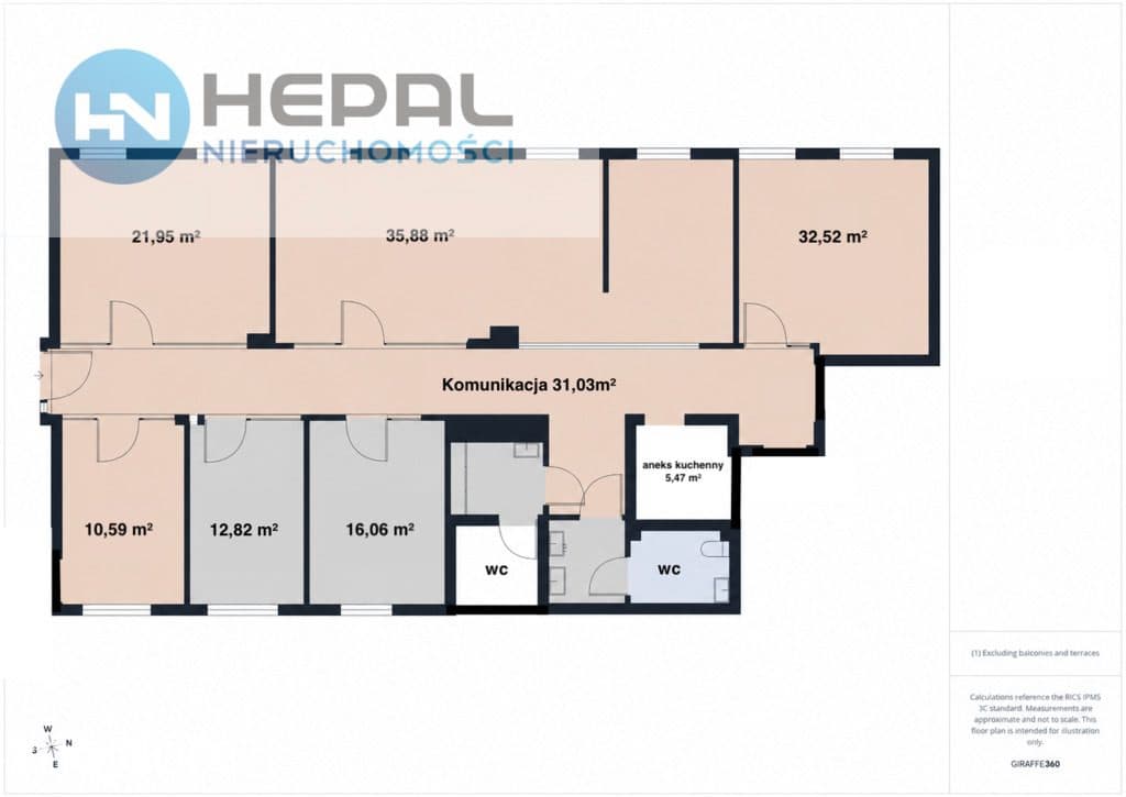 Biura 182,86 m² w nowoczesnym biurowcu, Bilcza - zdjęcie 10