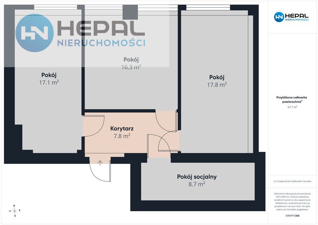 Biuro 67,8 m² do wynajęcia, Kielce, ul. Wesoła, parking - zdjęcie 2