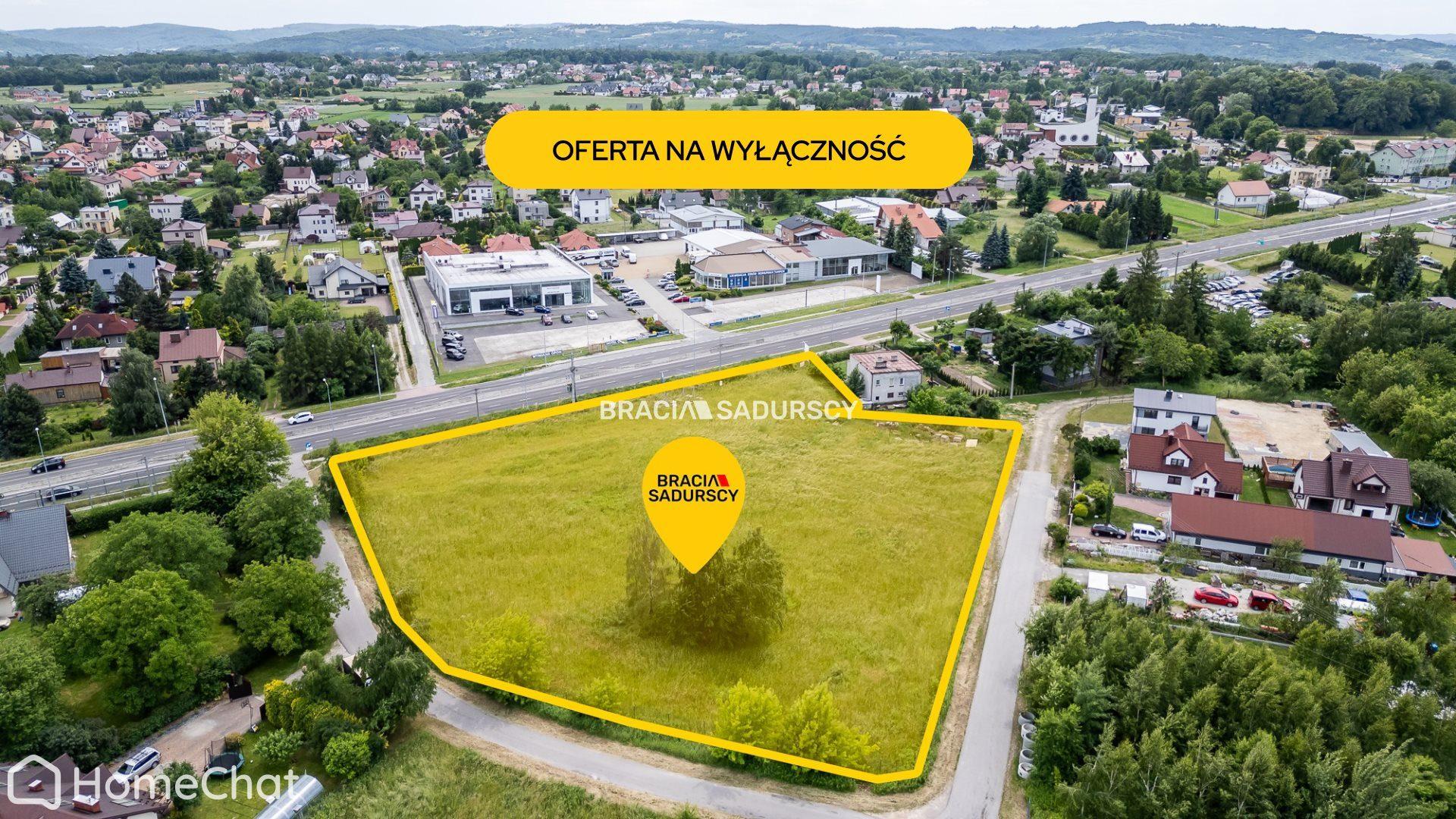 Atrakcyjny teren Tarnów przy drodze 94