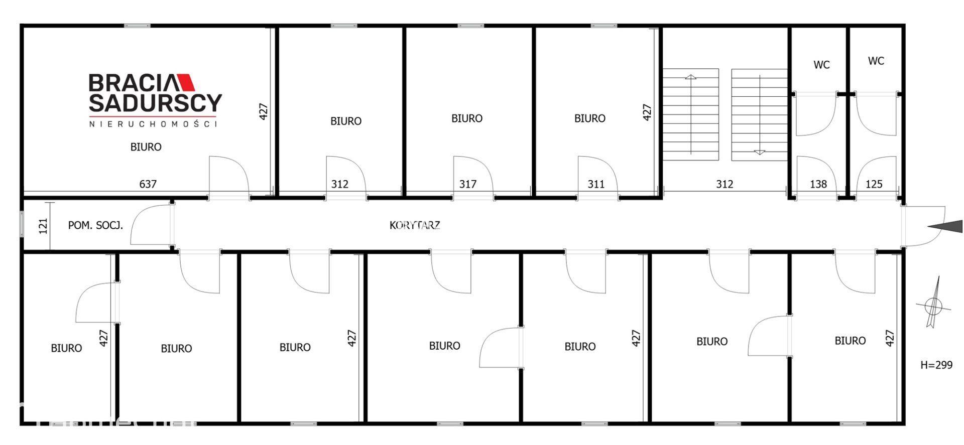 Bronowice, 217m2 biur + parking