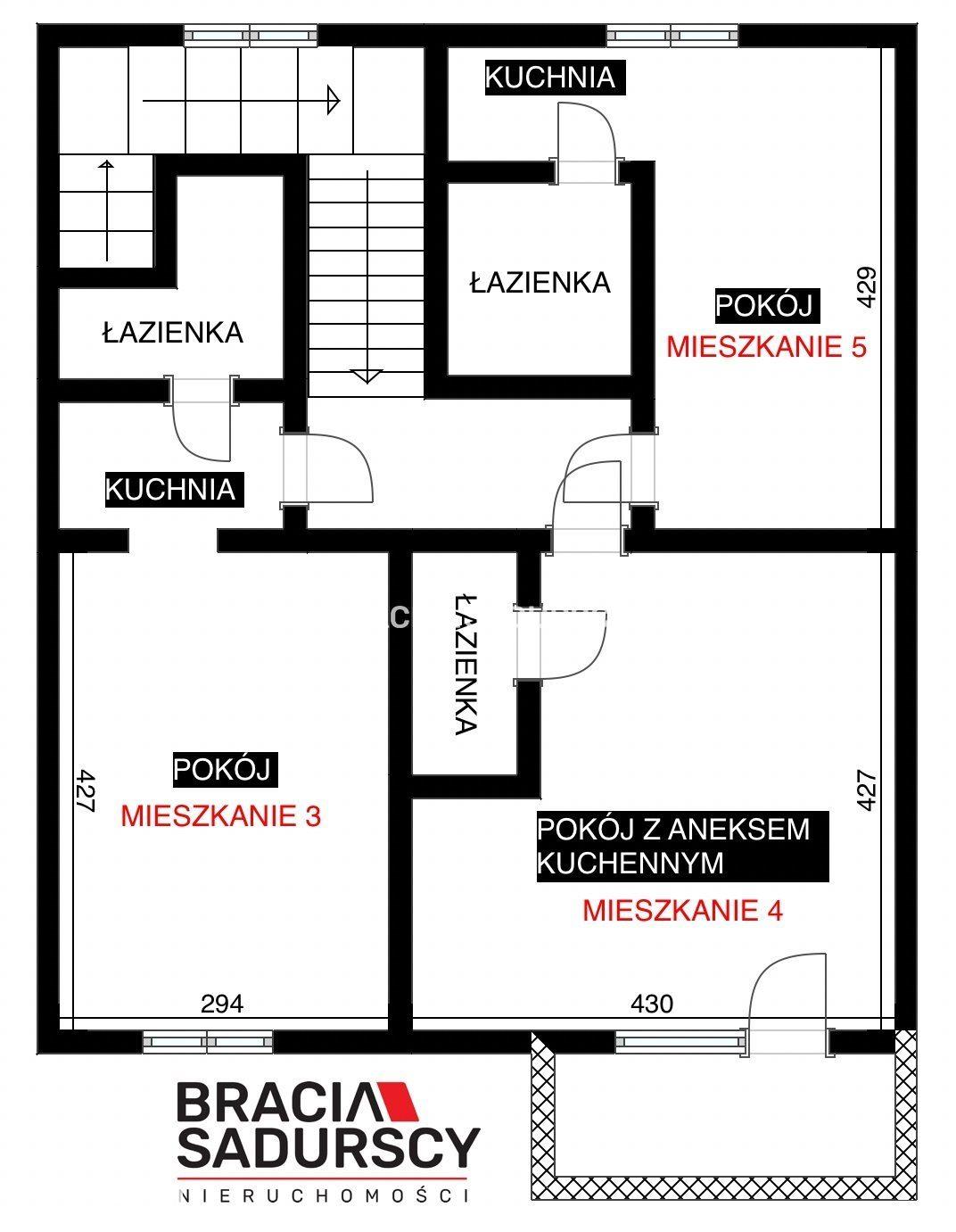 Dom inwestycyjny – 5 mieszkań, 2 lokale, paczkomat - zdjęcie 25