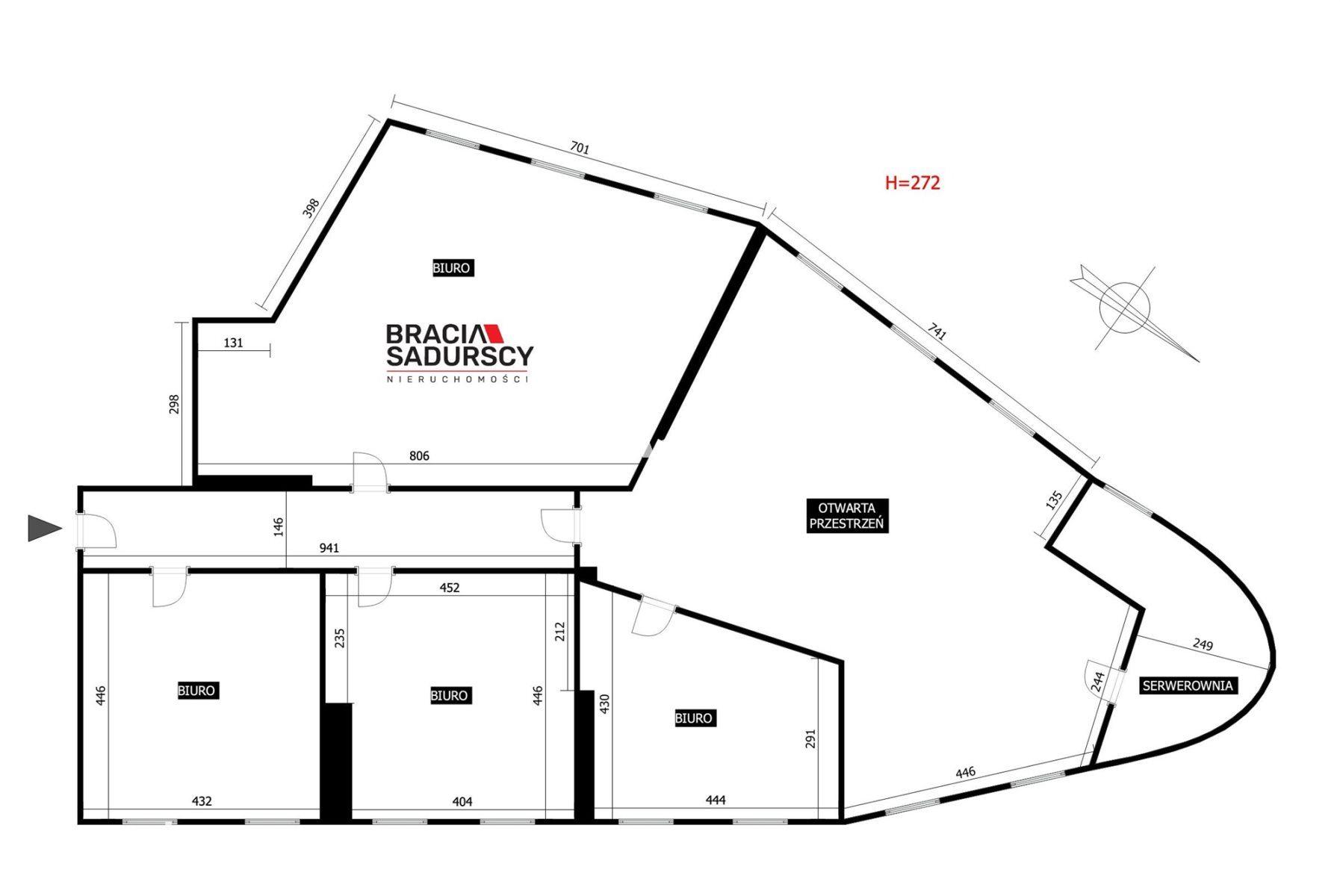 lokal biurowy w biurowcu 155 m2 Prądnik Biały - zdjęcie 3