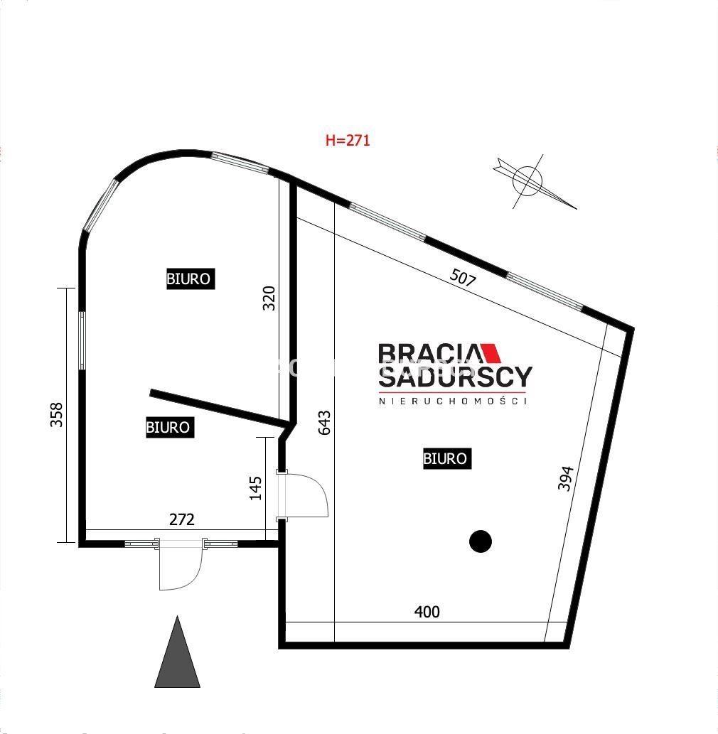 lokal biurowy 44 m2 Prądnik Biały biurowiec - zdjęcie 3