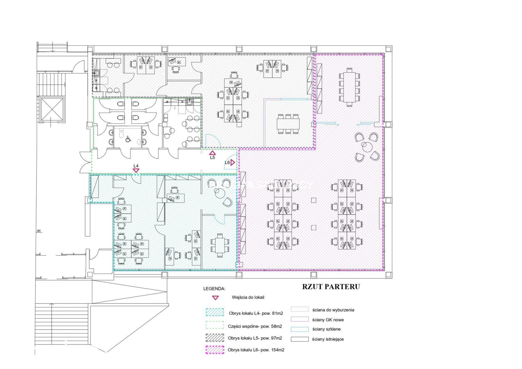 Wykończony lokal biurowy 97 m² do wynajęcia - zdjęcie 9