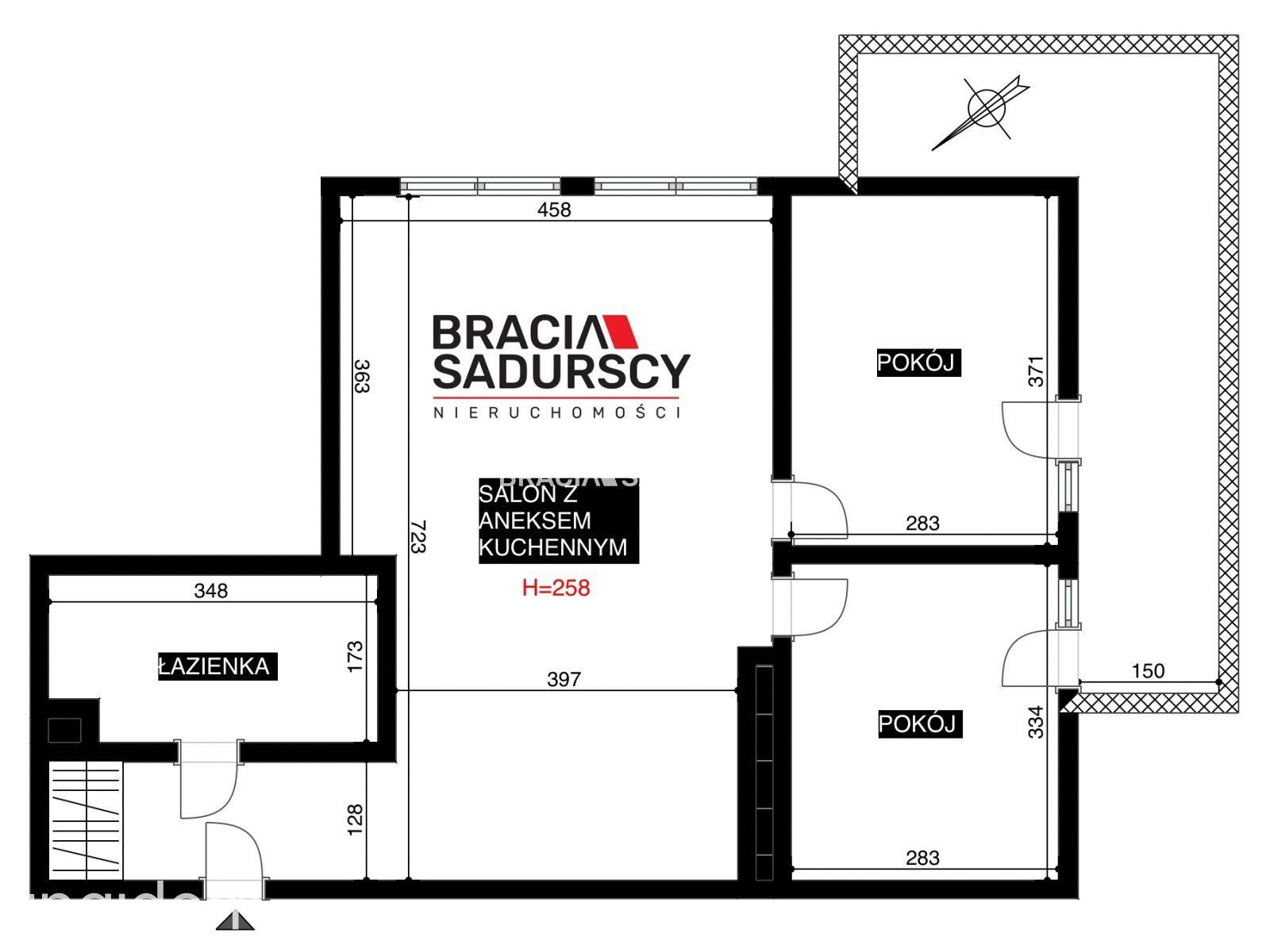 Bardzo słoneczne/3-pok.mieszkanie/2021r/garaż/62m2 - zdjęcie 3