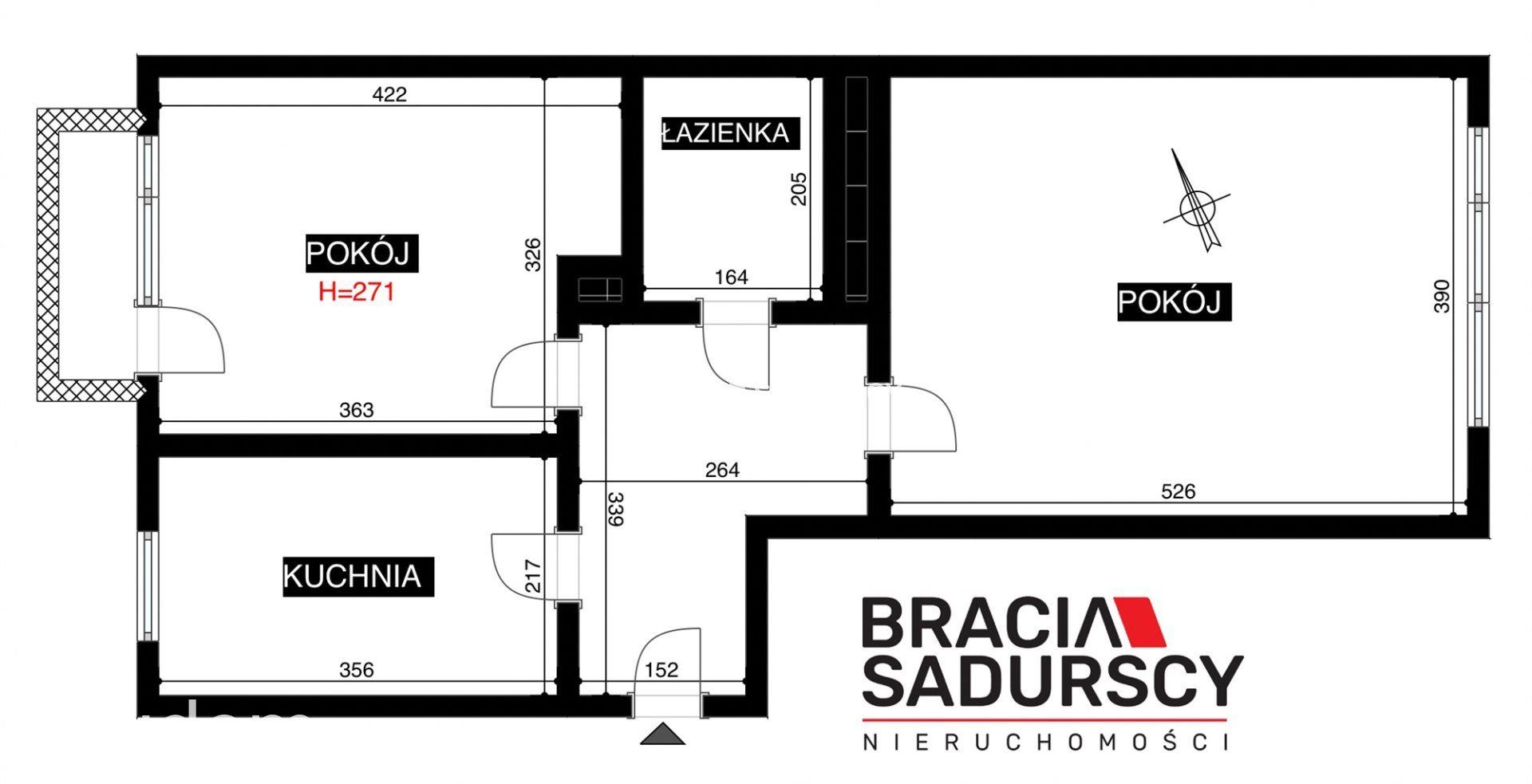 2-pok do remontu|os.Kolorowe | Nowa Huta | 51,43m² - zdjęcie 14
