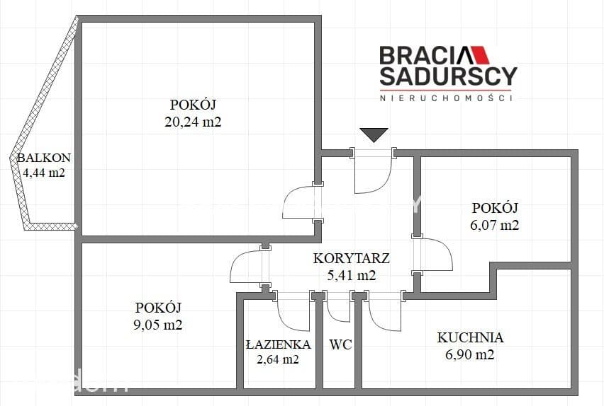 3 pokoje z balkonem na Powstańców - zdjęcie 4