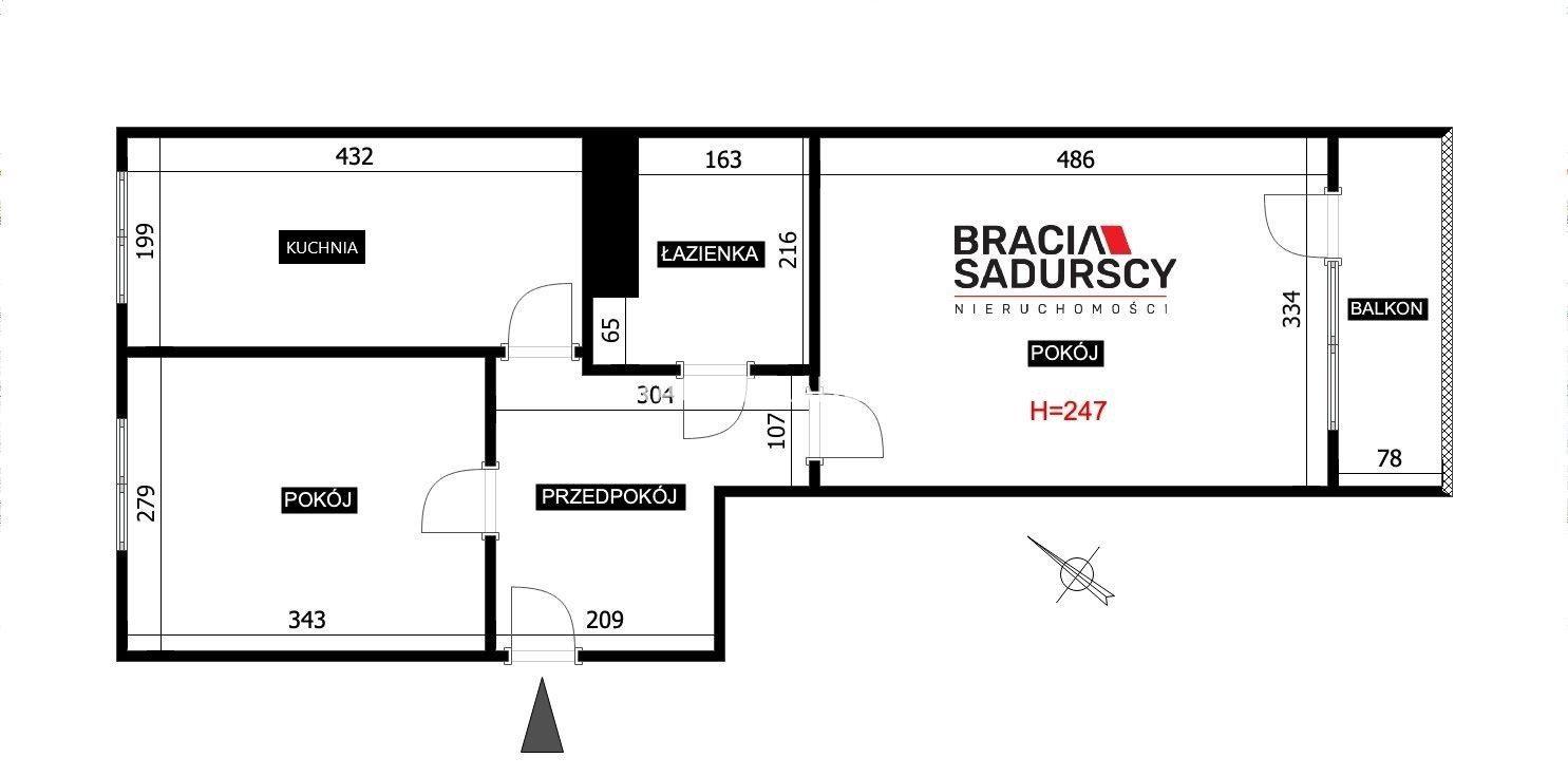 2 pok| 44,5m² |balkon |duża piwnica|ul. Komandosów - zdjęcie 29
