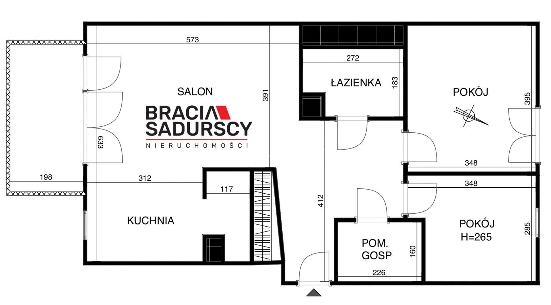 Strzeżone/77 m2/ oś. Mozarta/2 miejsca w garażu - zdjęcie 3