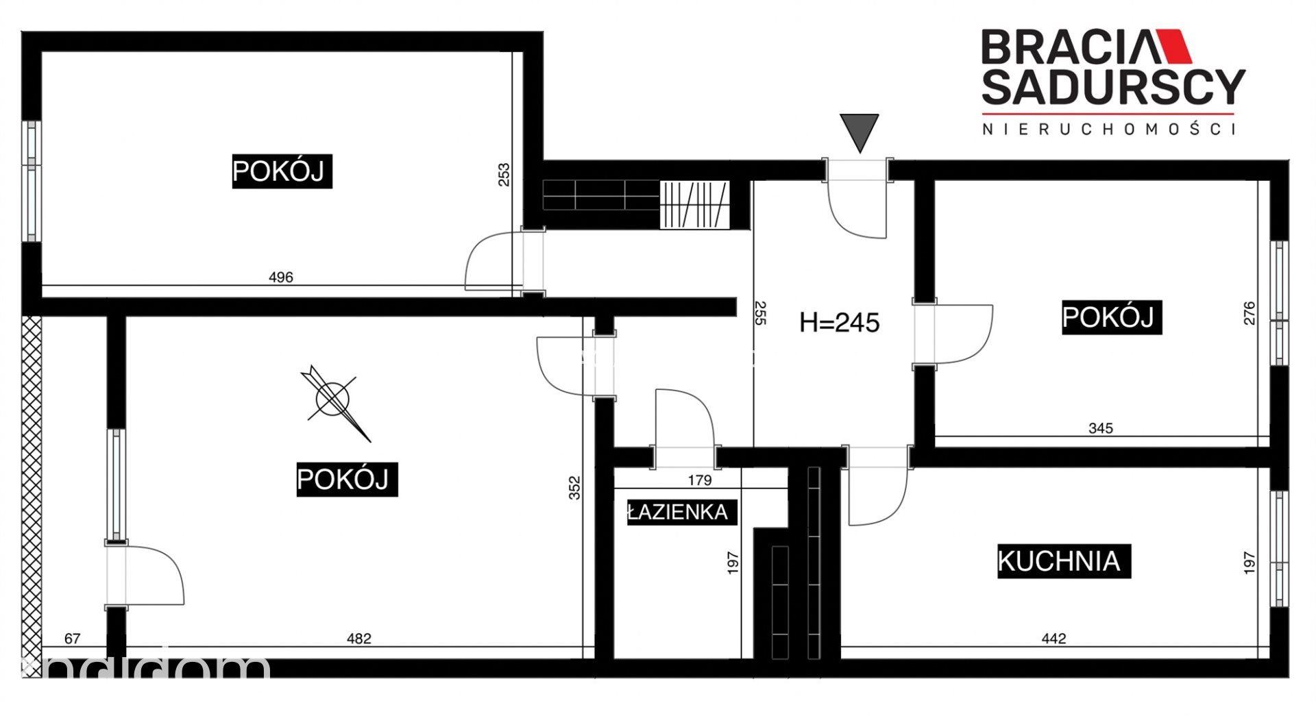 63,5 m² | 3 pokoje | Os. Tysiąclecia - zdjęcie 3