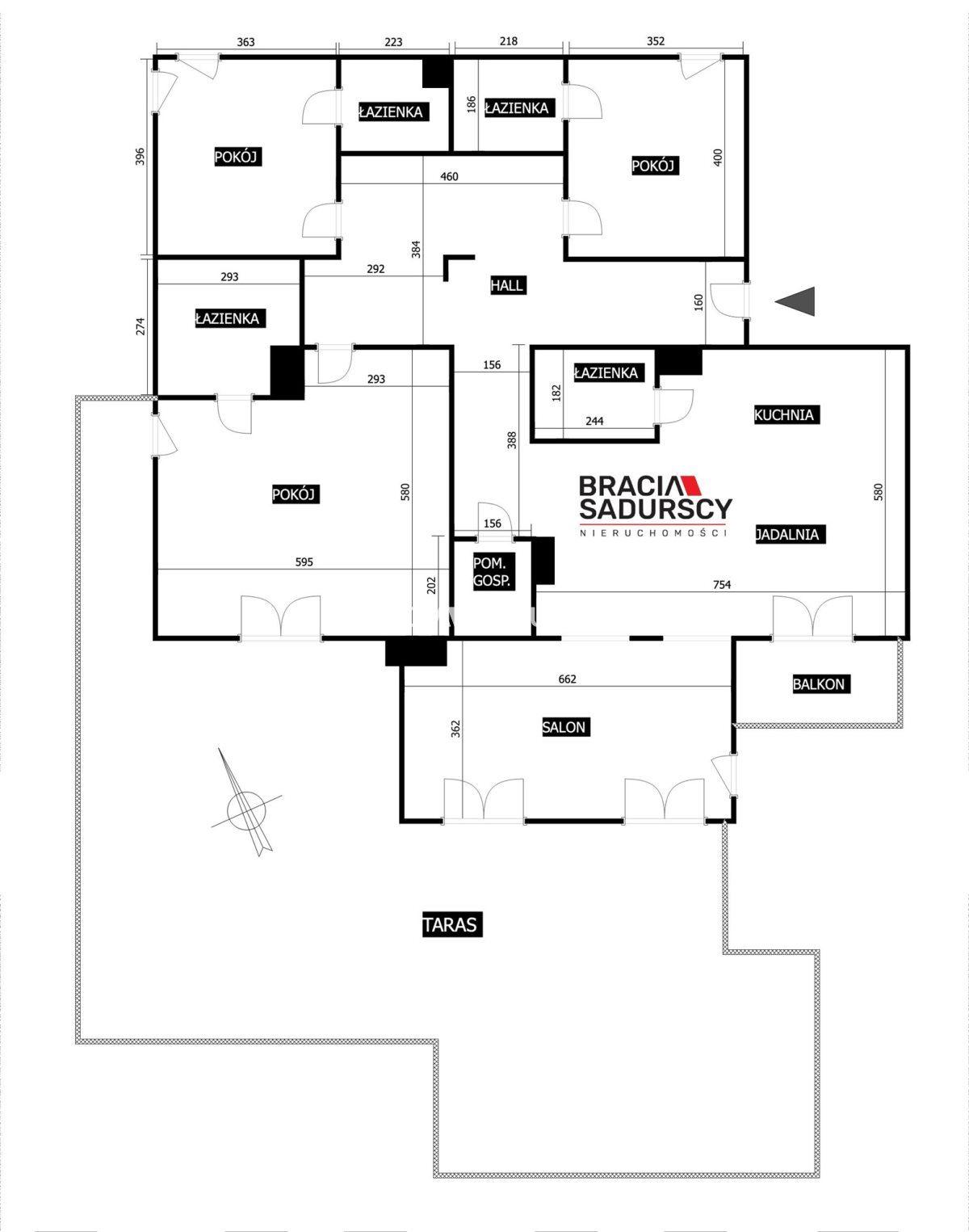 Penthouse / taras 120 m2 / panorama Krakowa - zdjęcie 3