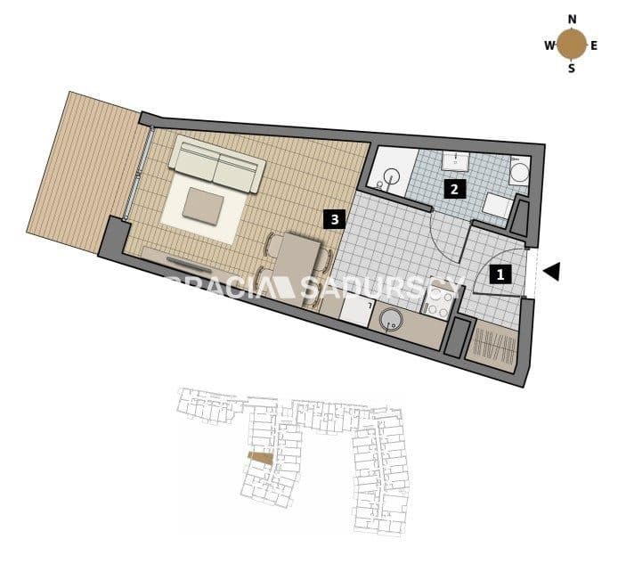 Dostępne mieszkania od 25m2 do 63m2. - zdjęcie 3