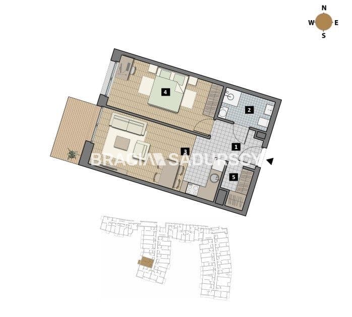 Dostępne mieszkania od 25m2 do 63m2. - zdjęcie 3