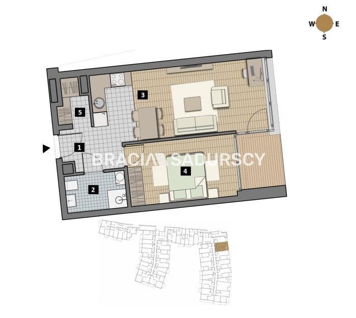 Dostępne mieszkania od 25m2 do 63m2. - zdjęcie 6