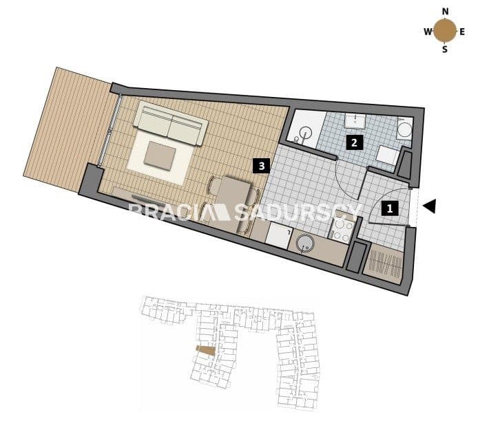 Dostępne mieszkania od 25m2 do 63m2. - zdjęcie 6