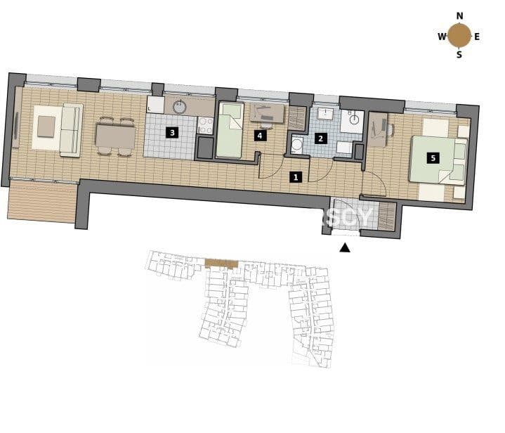 Dostępne mieszkania od 25m2 do 63m2. - zdjęcie 6