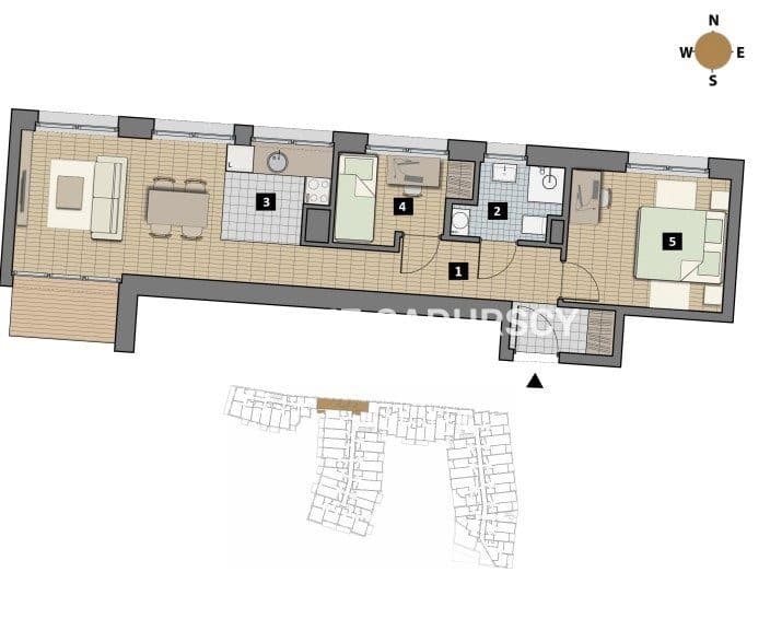 Dostępne mieszkania od 25m2 do 63m2. - zdjęcie 3