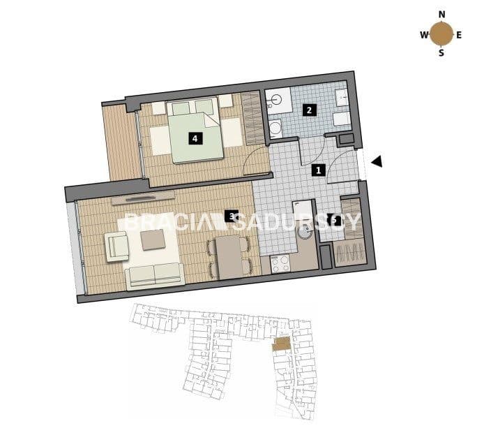Dostępne mieszkania od 25m2 do 63m2. - zdjęcie 3