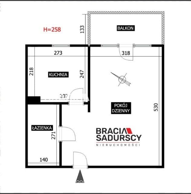 Kawalerka | balkon |jasna kuchnia |os. Akademickie - zdjęcie 3