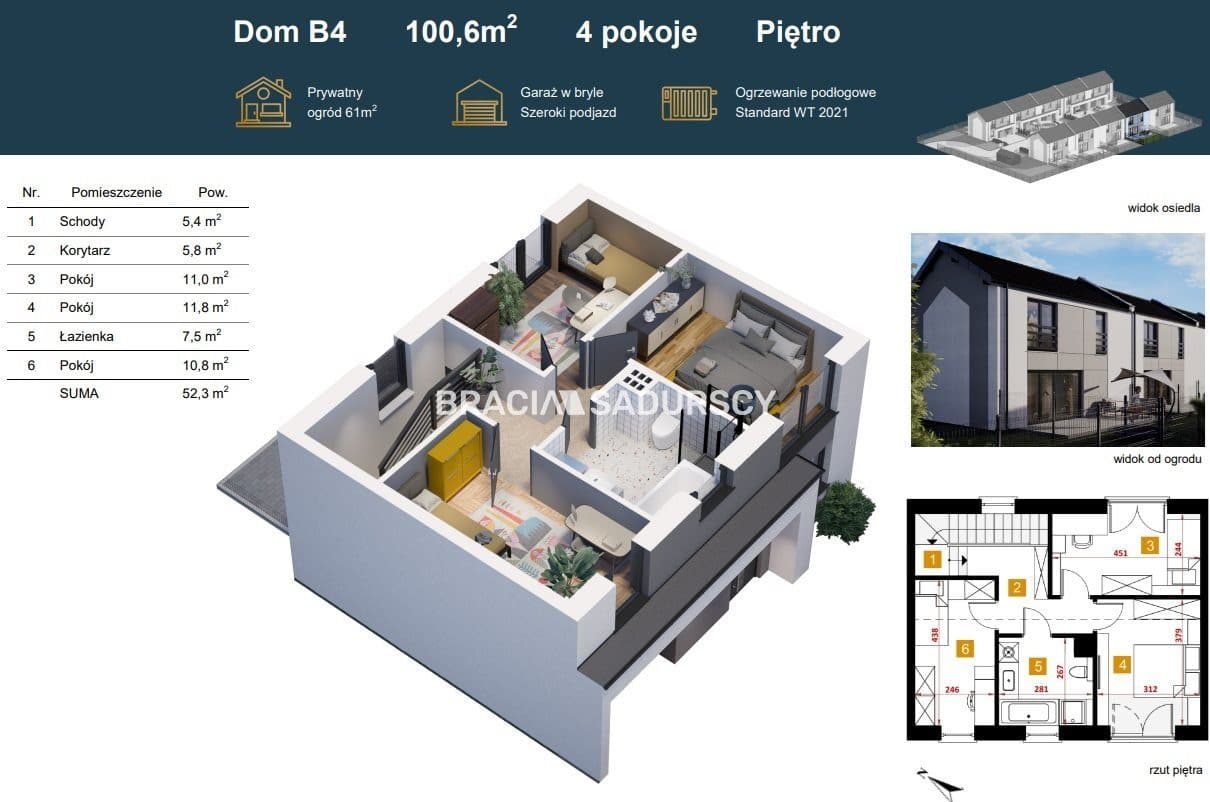 NOWE DOMY SZEREGOWE NIEPOŁOMICE PROWIZJA 0% - zdjęcie 3