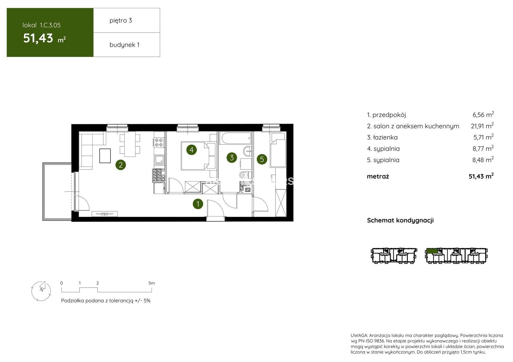 Smart Apartament na Prądniku Białym blisko Zieleni - zdjęcie 3