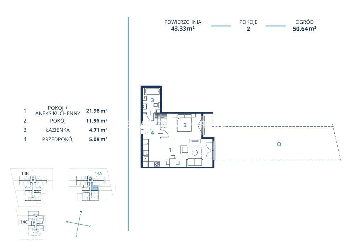 43m2 2 pok +balkon Ruczaj - zdjęcie 3