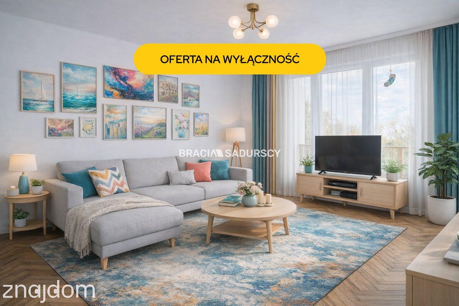 Dwupokojowe jasne mieszkanie w centrum.