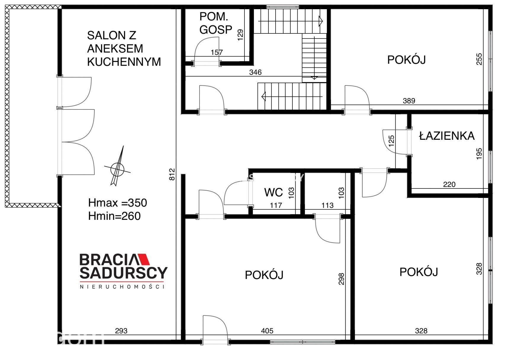 83m2+238m2 ogródek+dwa m. postojowe - zdjęcie 3