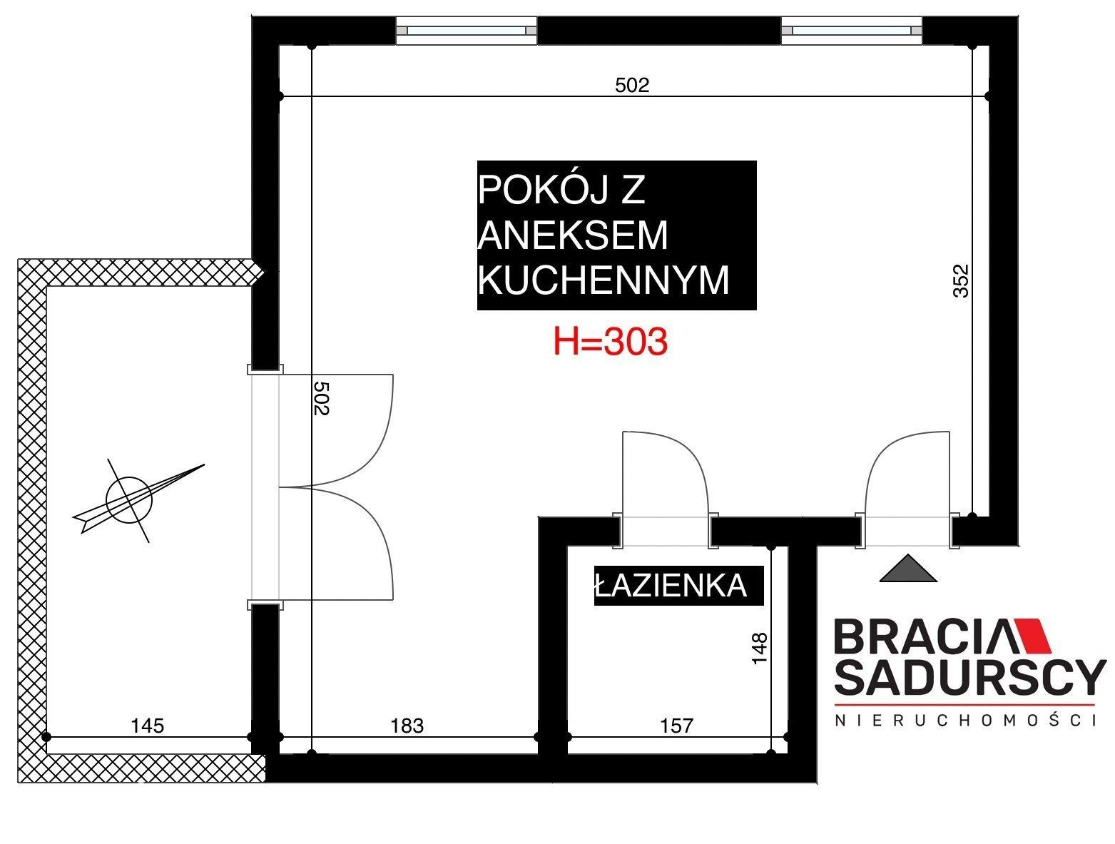 Przytulna kawalerka 21,5 m² z balkonem - zdjęcie 23