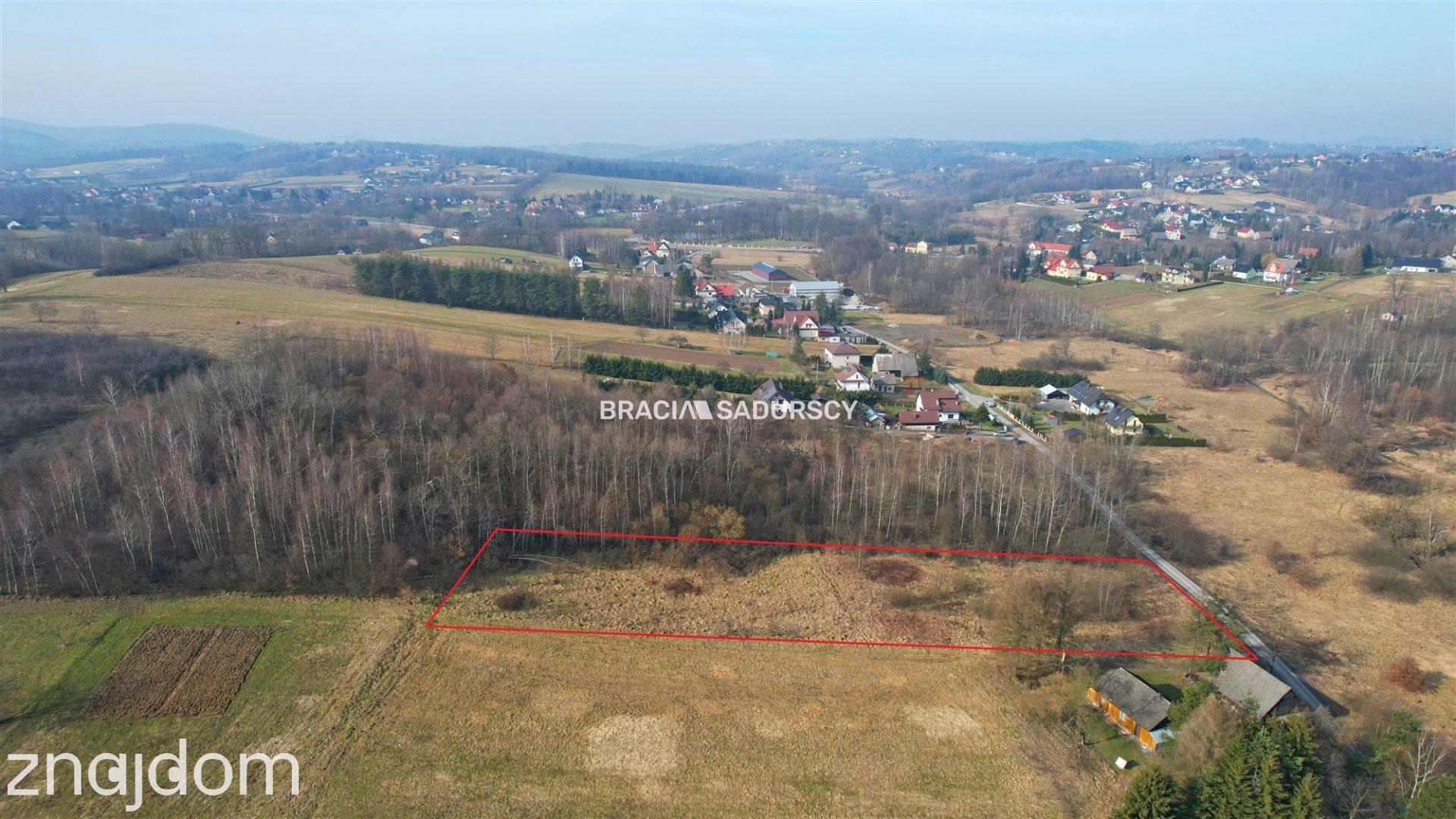 Działka w Krzyszkowicach gm. Myślenice