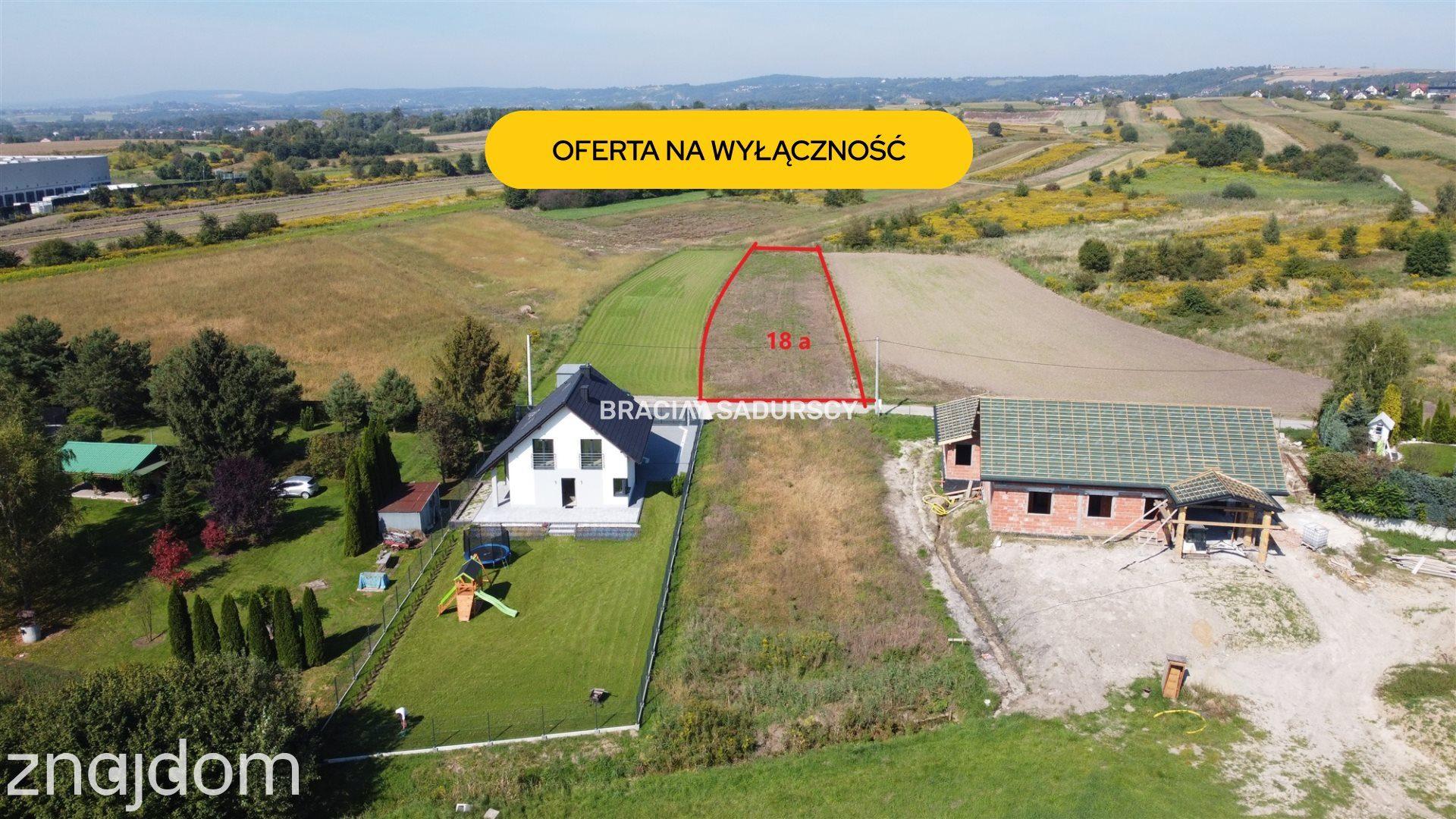 Słoneczna działka zagrodowa w Modlniczce