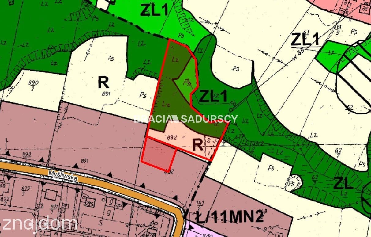 Działka budowlano-leśna. Siepraw. - zdjęcie 3