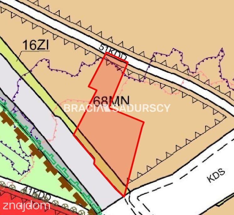 Działka bud.o pow. 70 arów obok zjdadu a4 Rząsce - zdjęcie 4