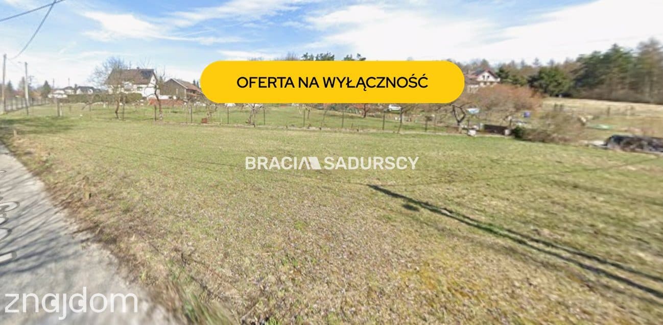 Atrakcyjna działka w Krakowie w spokojnej okolicy