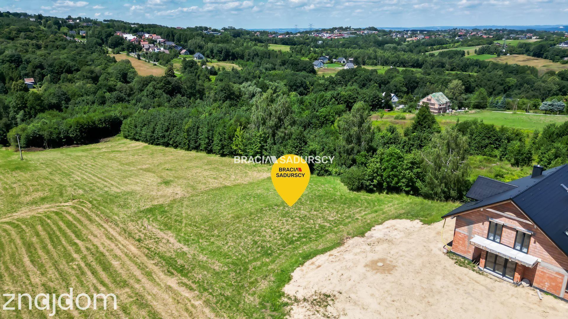 6 arów budowlanej, piękna panorama, Mogilany - zdjęcie 2