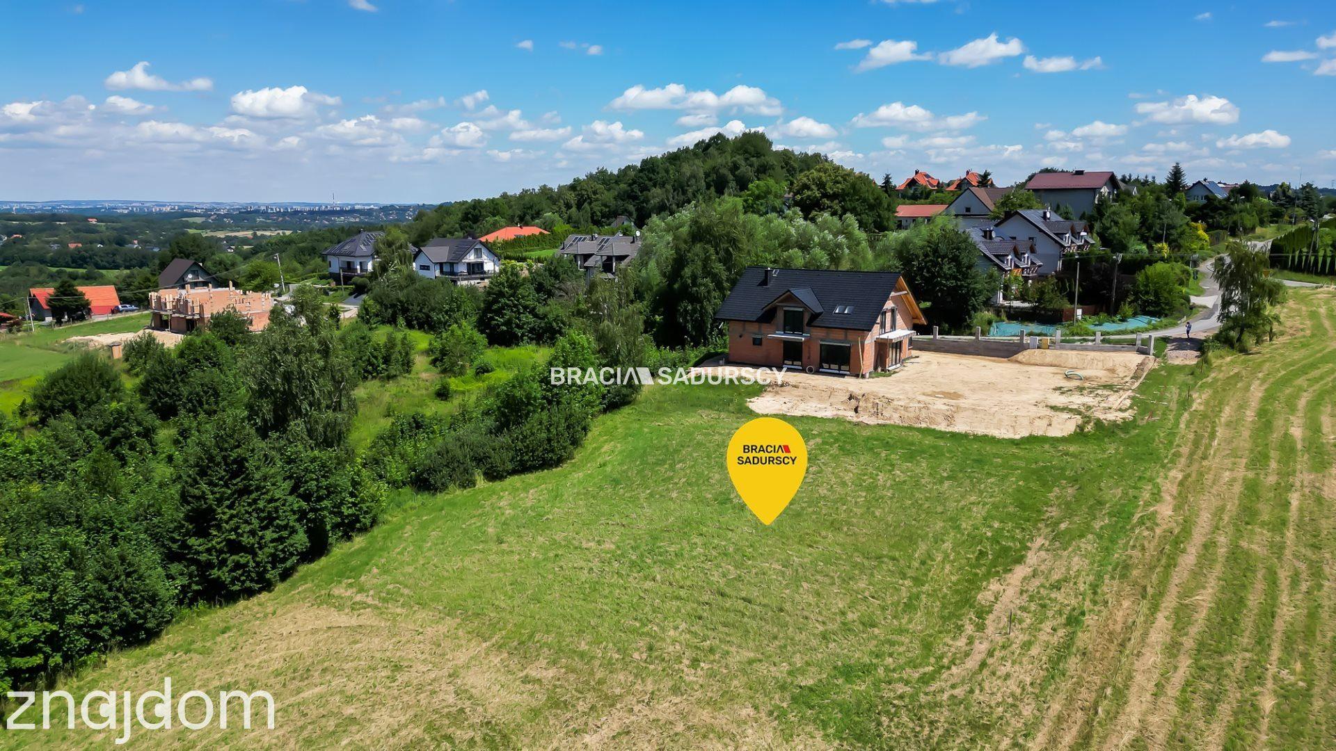 6 arów budowlanej, piękna panorama, Mogilany - zdjęcie 3