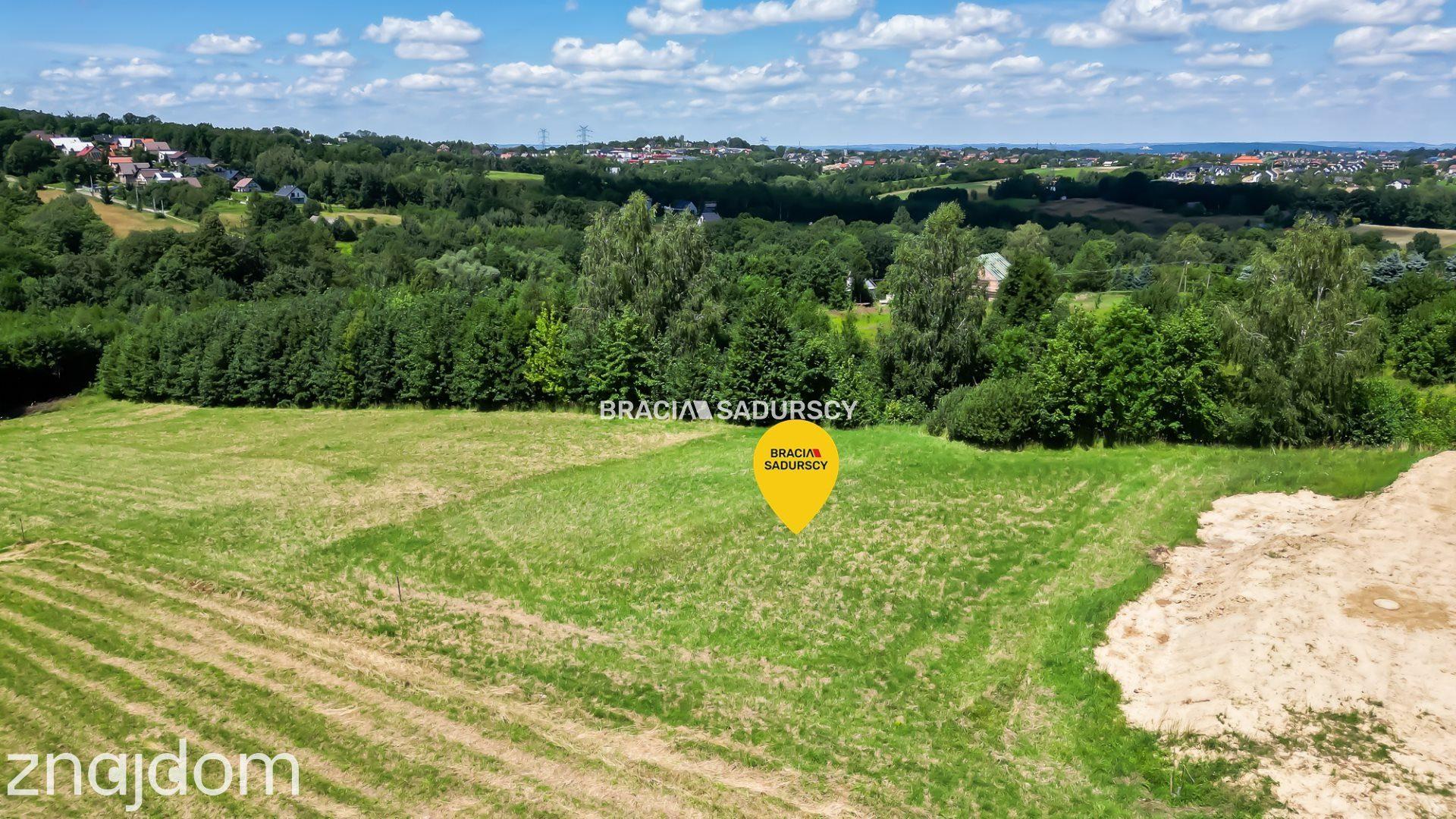 6 arów budowlanej, piękna panorama, Mogilany - zdjęcie 8