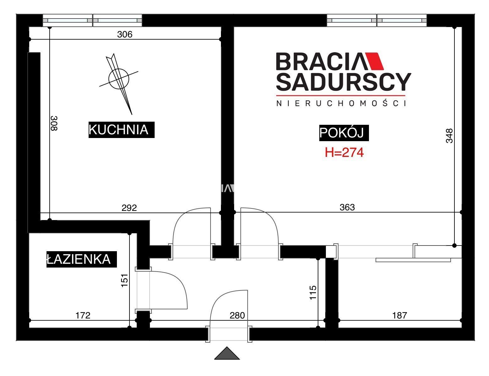 2 pokoje po aranżacji | 30,41 m² | os. Ogrodowe - zdjęcie 29